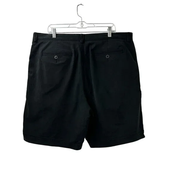 Tommy Bahama Mens 40 Black Tencel Blend Flat-Front Shorts Casual Lightweigh - Picture 2 of 14